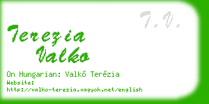terezia valko business card