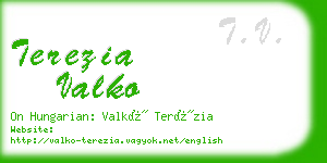 terezia valko business card